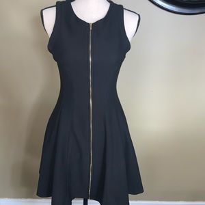 Medium short black dress